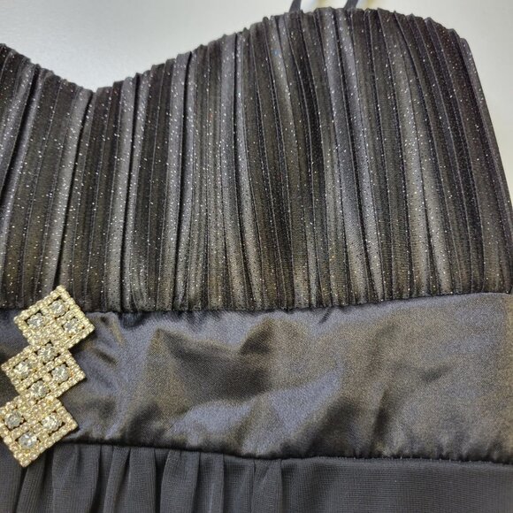 Black Evening Dress Gown- Size M - New! - Picture 13 of 15